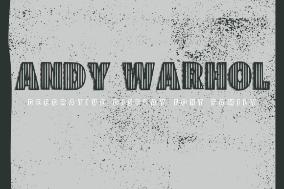 Andy Warhol: A Bold Decorative Font