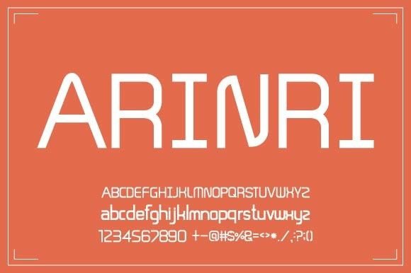 Arinri: A Bold Script for Branding