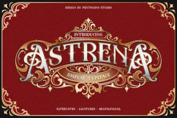 Astrena: A Bold Blackletter Font