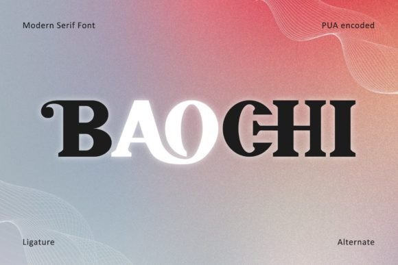 Baochi: A Bold Serif Font for Creative Makers