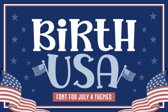Birth USA: A Bold Serif Font for Creative Projects