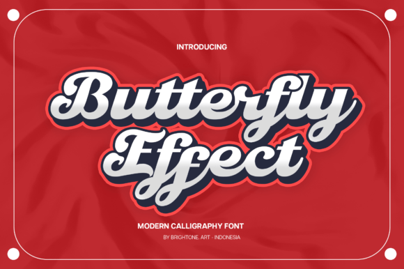 Butterfly Effect Font for Impactful Design