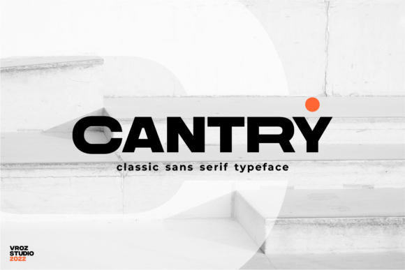Cantry: A Bold Font for Business Branding