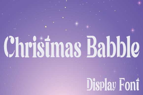 Christmas Babble Font Review