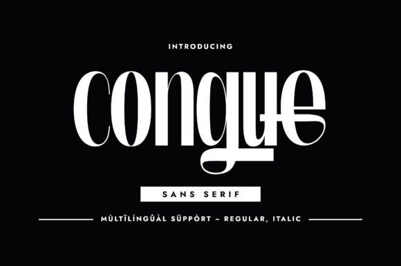 Congue: A Bold Sans Serif for Craft Creators