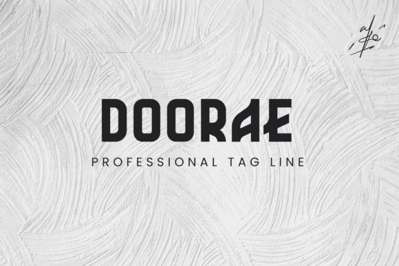 Doorae: A Bold Sans Serif for Editorial Design