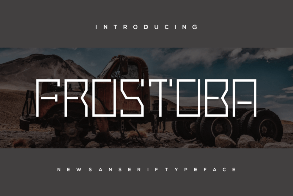 Frostoba: A Bold Font for Digital Campaigns