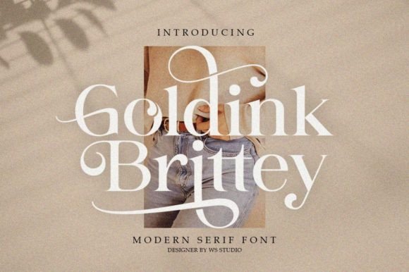 Goldink Brittey: A Bold Serif Font