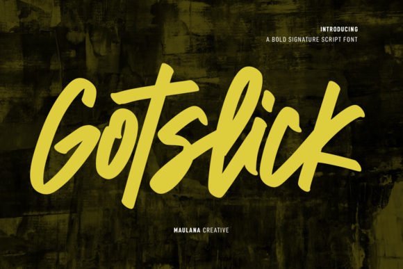 Gotslick: A Fancy Font for Business