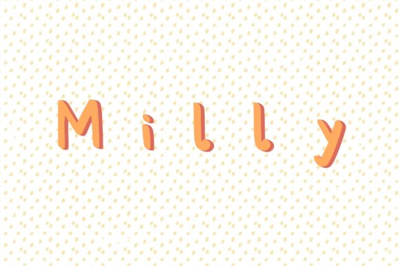 Milly: A Playful Font for Bold Campaigns