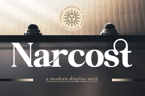 Narcost: A Bold Serif Font for Editorial Design