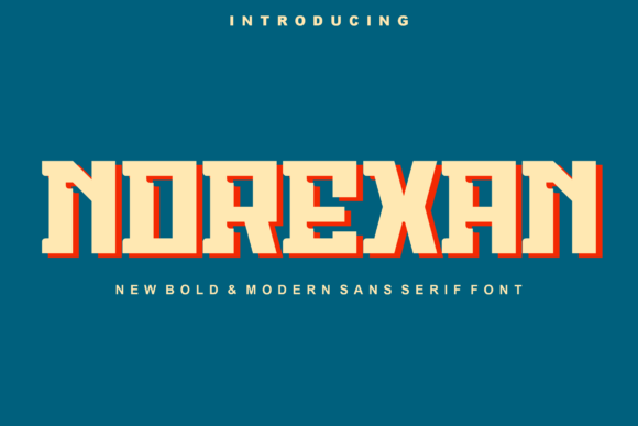 Norexan: A Bold Font for Business Branding