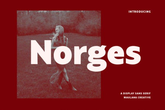 Norges: A Bold Sans Serif for Creative Branding