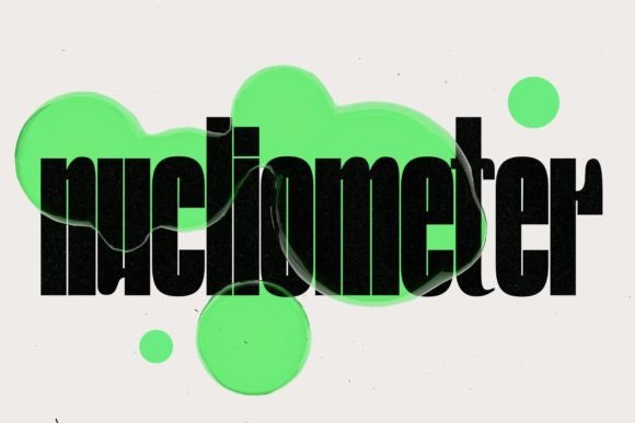 Nucliometer: A Bold Display Font