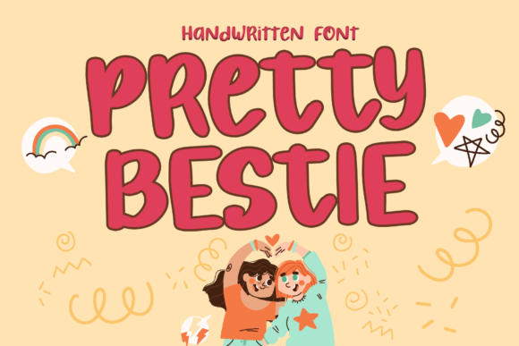 Pretty Bestie Font: Bold & Playful
