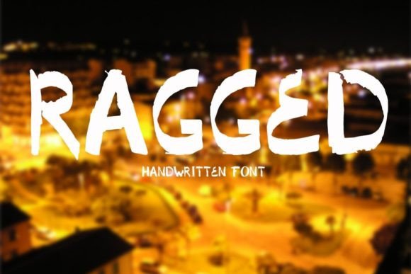 Ragged: A Bold Handwritten Font for Web Design