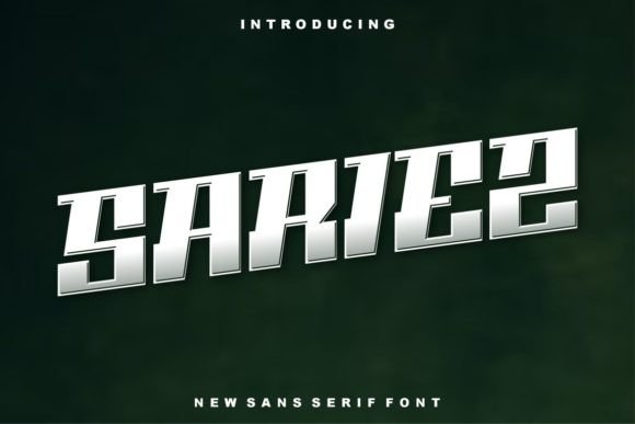 Sariez: A Bold Slab Serif Font