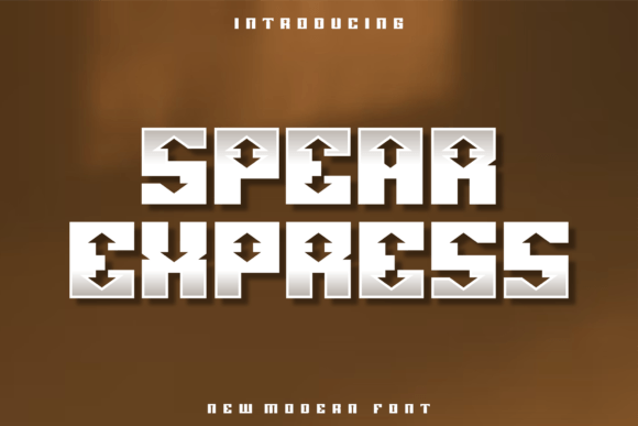 Spear Express: A Bold Typeface for Creative Projects