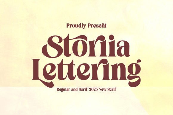 Storia Lettering: A Serif for Editorial Elegance