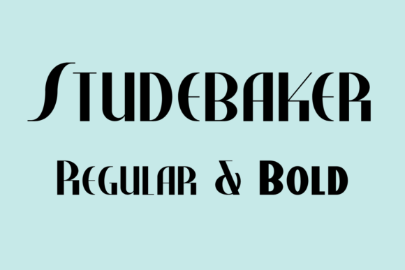 Studebaker Font: Chic & Clean