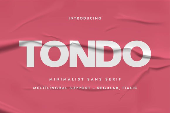 Tondo: A Bold Font for Creative Makers