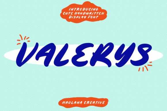 Valerys: A Bold Handwritten Font for Web Design