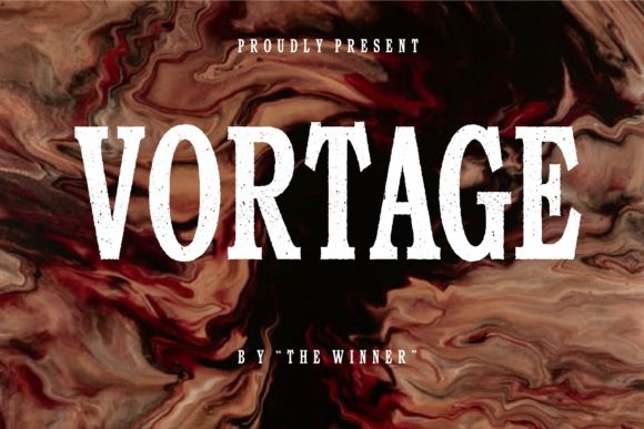 Vortage: A Bold Serif Font for Editorial Design